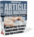 Article Page Machine with Resale Rights