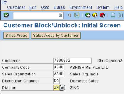 XD05 - Block and Unblock Customer